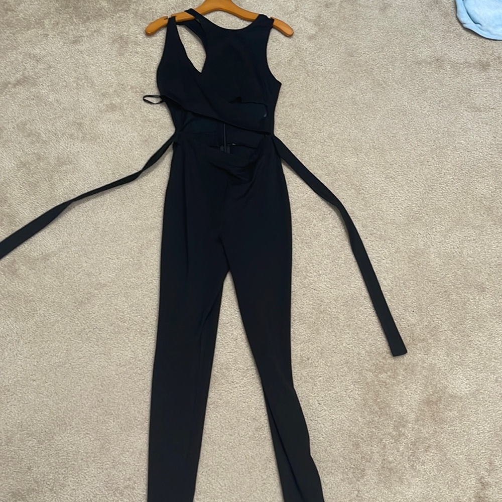 Sexy cutout wrap jumpsuit from Bebe